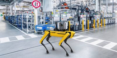 Spot-robot sensoren Looppatroon