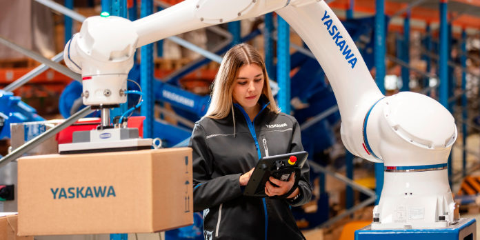 Hybride cobot Palletiseer cobot tTchnologische vernieuwingen