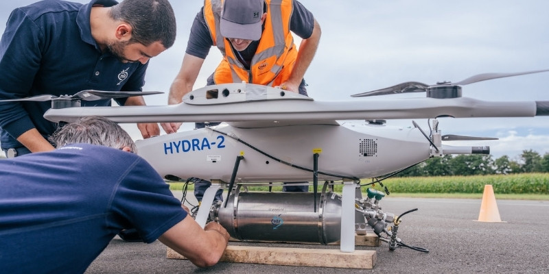 Drone op waterstof Nederland