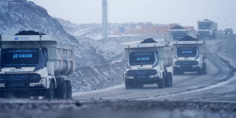 Elektrische mijntrucks
