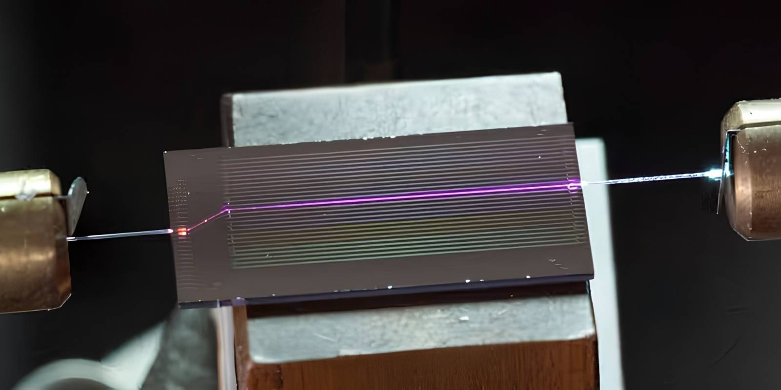 UV-licht fotonische chip